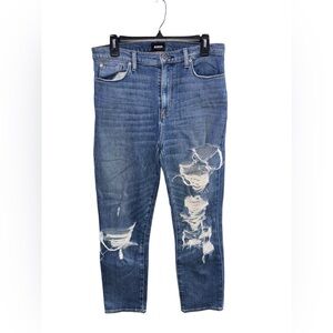 Hudson Jeans Distressed Blue Skinny Jeans Size 29